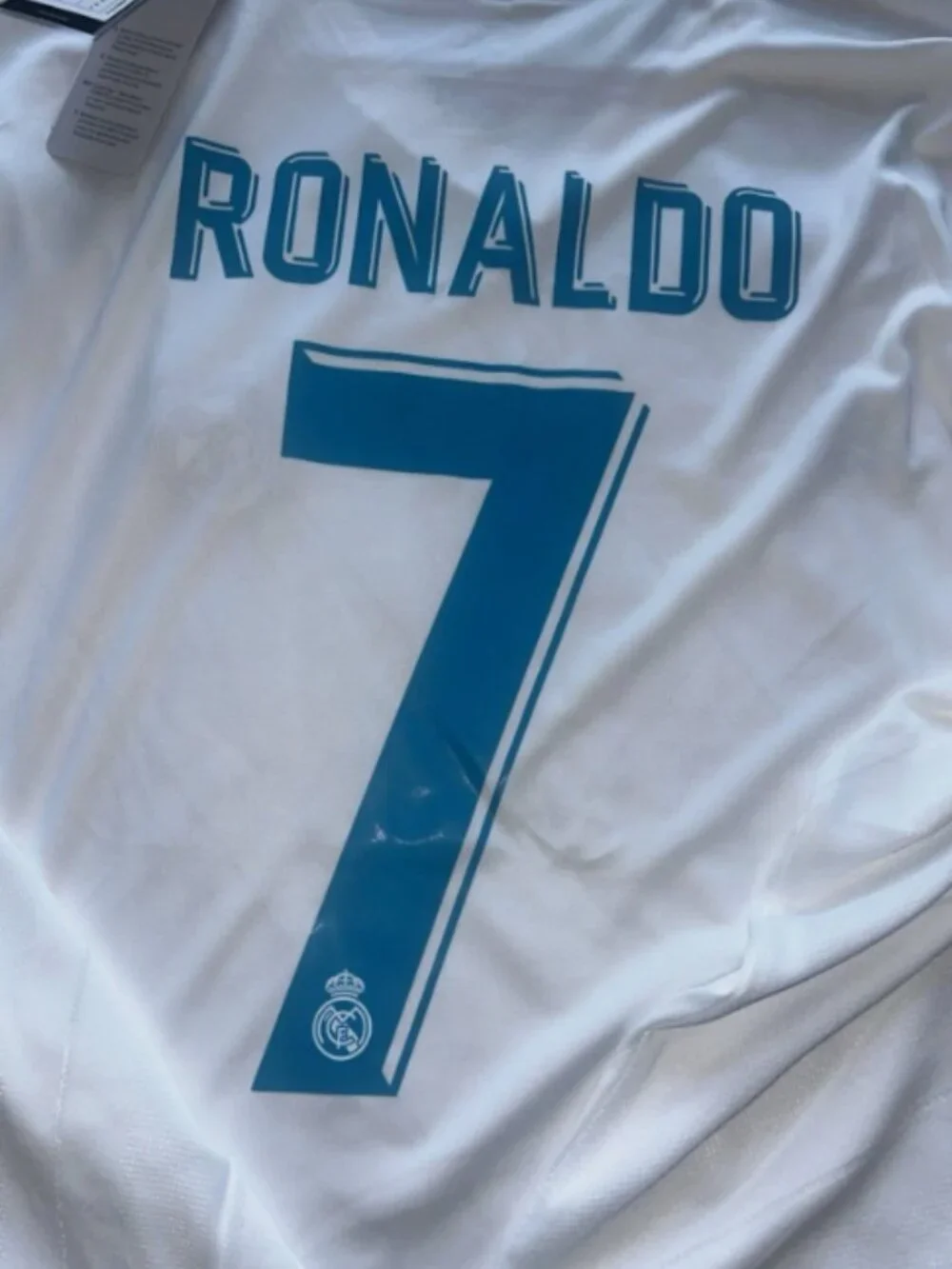 Cristiano Ronaldo #7 Real Madrid 2017/18 UCL Final Kiev Long Sleeve